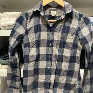 J Crew flannel shirt